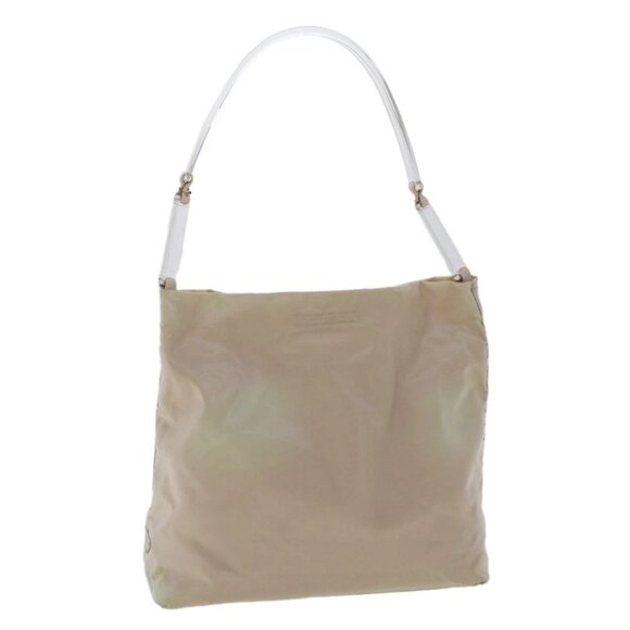 PRADA Shoulder Bag Nylon Beige - Picture 1 of 16